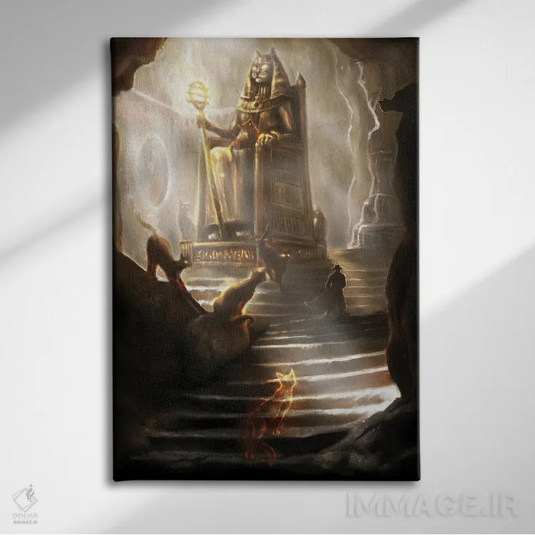 تابلو دکوراتیو ماجراجویی اثر آناستازیا اوگرافوا - نمای روبهرو روی دیوار