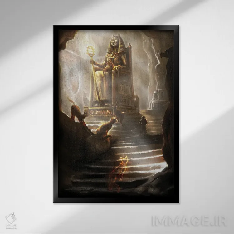 تابلو دکوراتیو ماجراجویی اثر آناستازیا اوگرافوا - نمای قابدار مشکی