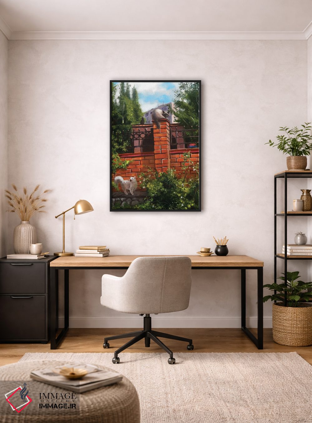 تابلو دکوراتیو گربه های خیابانی اثر آناستازیا اوگرافوا - D5B