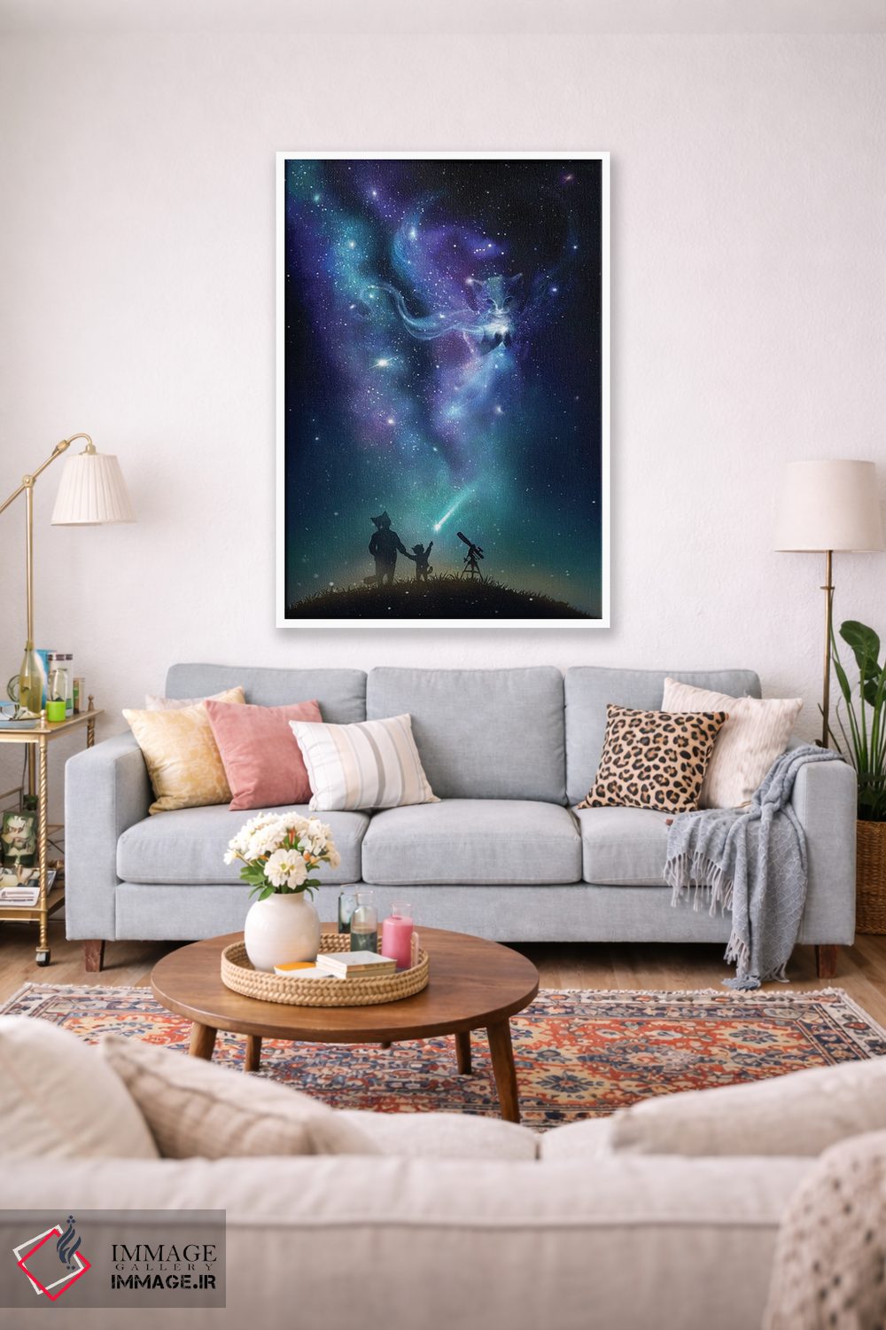 تابلو دکوراتیو ستاره راهنما اثر آناستازیا اوگرافوا - D1W