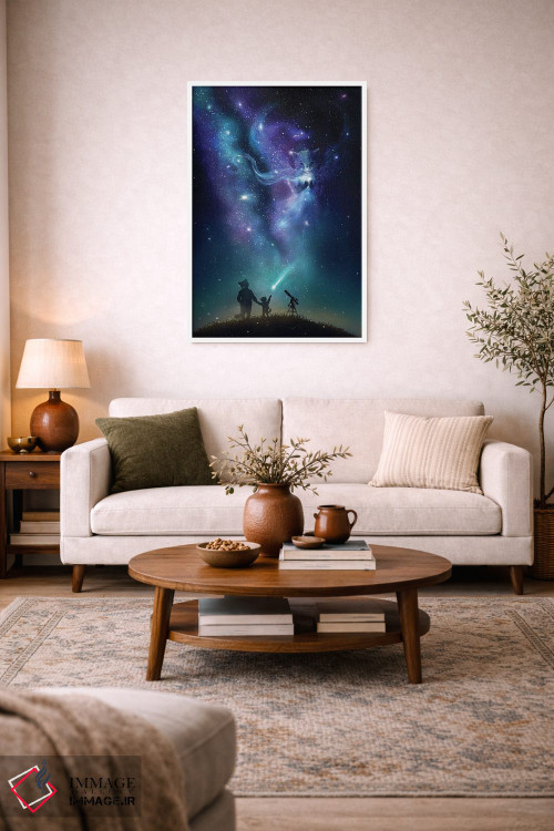 تابلو دکوراتیو ستاره راهنما اثر آناستازیا اوگرافوا - D2W