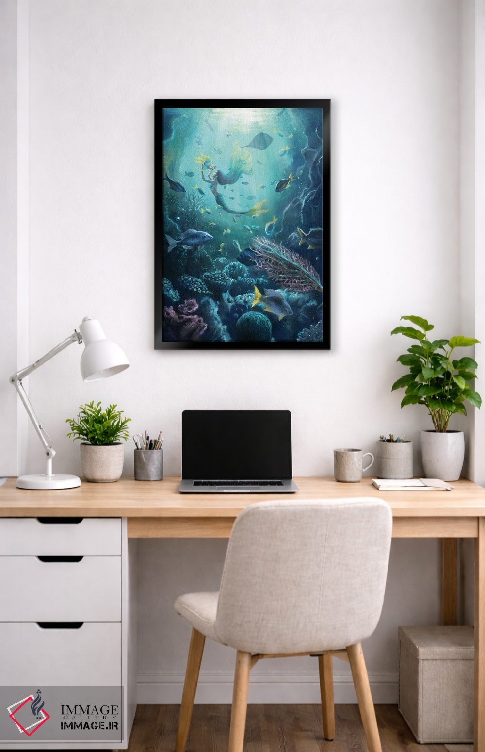 تابلو دکوراتیو سمفونی دریایی اثر آناستازیا اوگرافوا - D2B