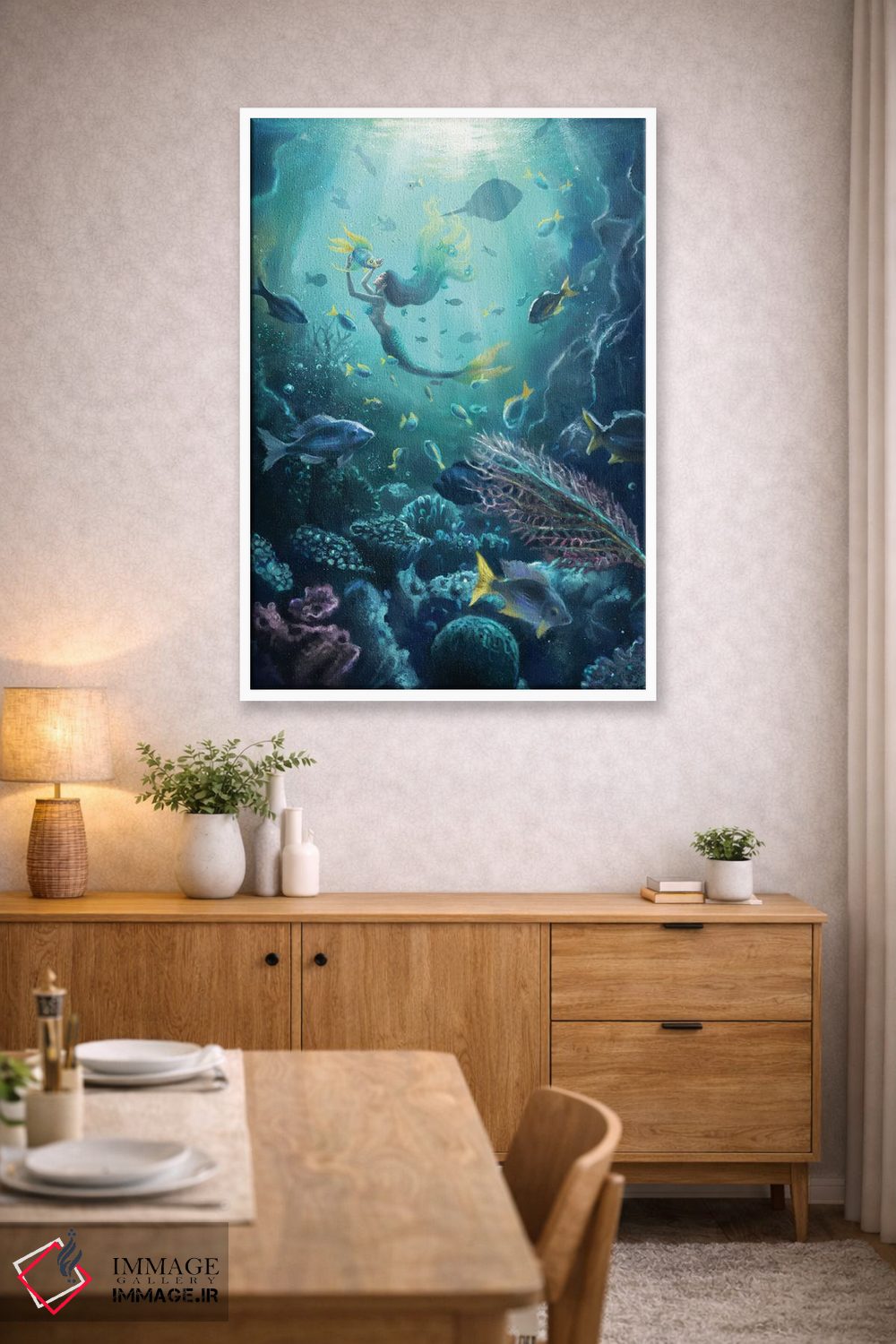 تابلو دکوراتیو سمفونی دریایی اثر آناستازیا اوگرافوا - D1W