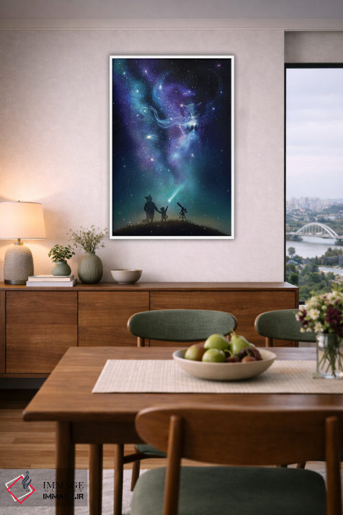 تابلو دکوراتیو ستاره راهنما اثر آناستازیا اوگرافوا - D6W