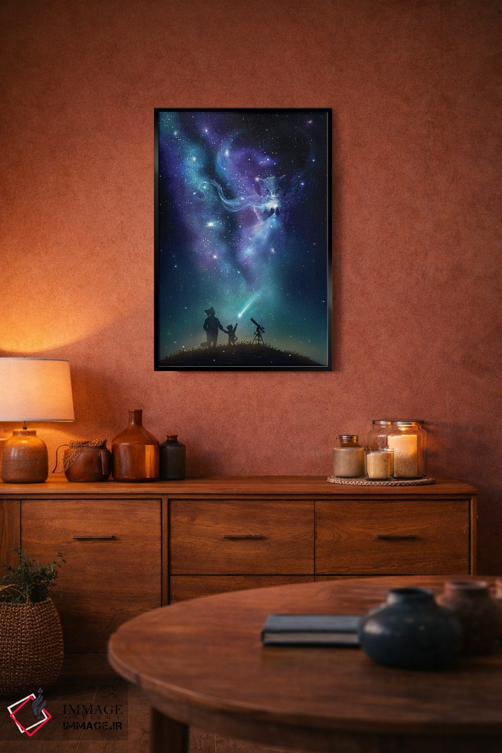 تابلو دکوراتیو ستاره راهنما اثر آناستازیا اوگرافوا - D5B