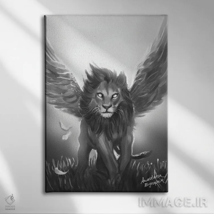 تابلو دکوراتیو موجود دنیل اثر آناستازیا اوگرافوا - نمای روبهرو روی دیوار