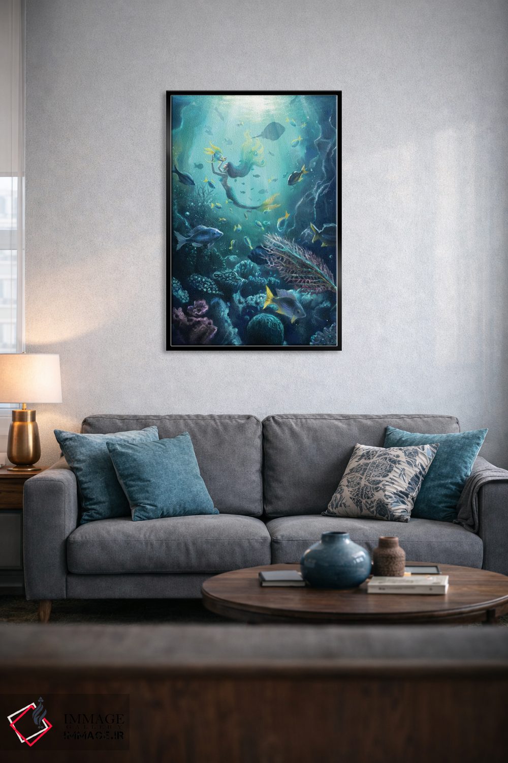 تابلو دکوراتیو سمفونی دریایی اثر آناستازیا اوگرافوا - D3B