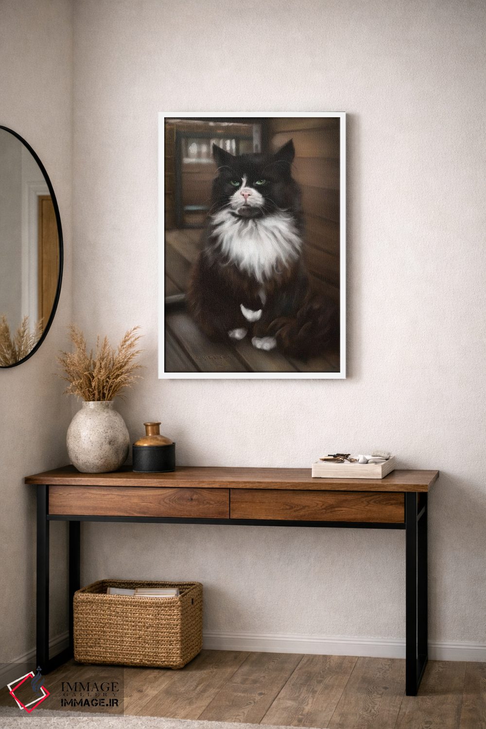 تابلو دکوراتیو گربه ای از زلنواگرادسک اثر آناستازیا اوگرافوا - D2W