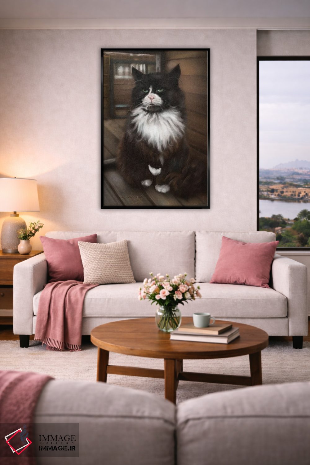 تابلو دکوراتیو گربه ای از زلنواگرادسک اثر آناستازیا اوگرافوا - D4B