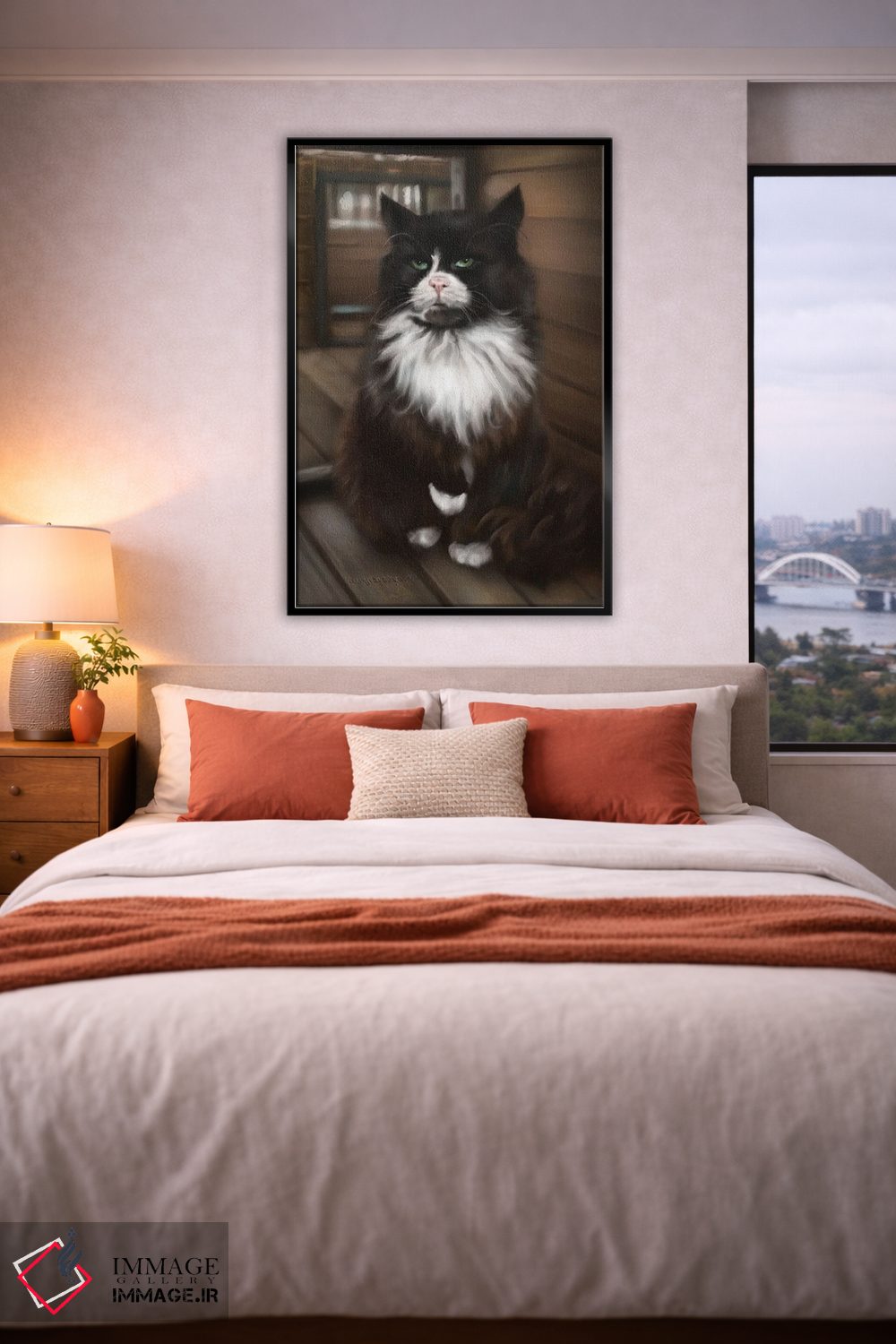 تابلو دکوراتیو گربه ای از زلنواگرادسک اثر آناستازیا اوگرافوا - D5B