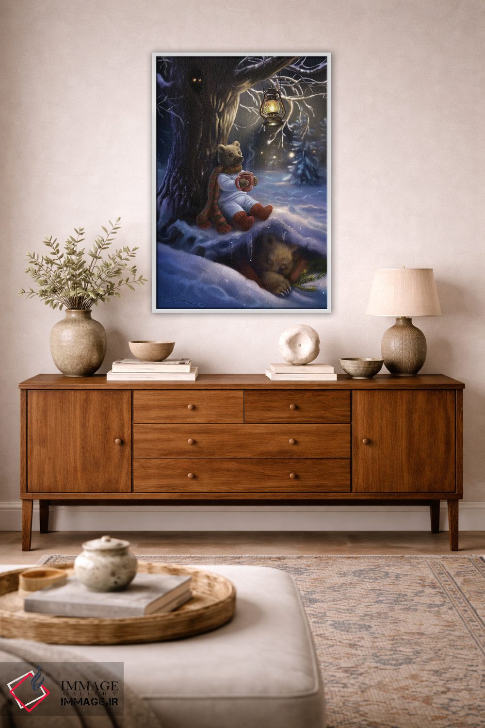 تابلو دکوراتیو بهار چقدر دور است؟ اثر آناستازیا اوگرافوا - D3W