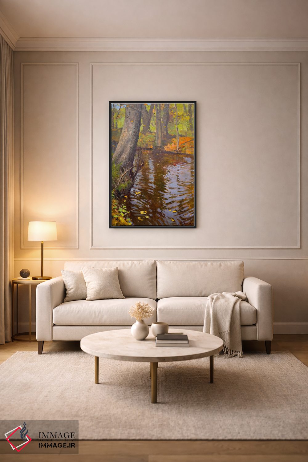 تابلو دکوراتیو جنگل پاییزی اثر اوگنیا مکانوا - D5B