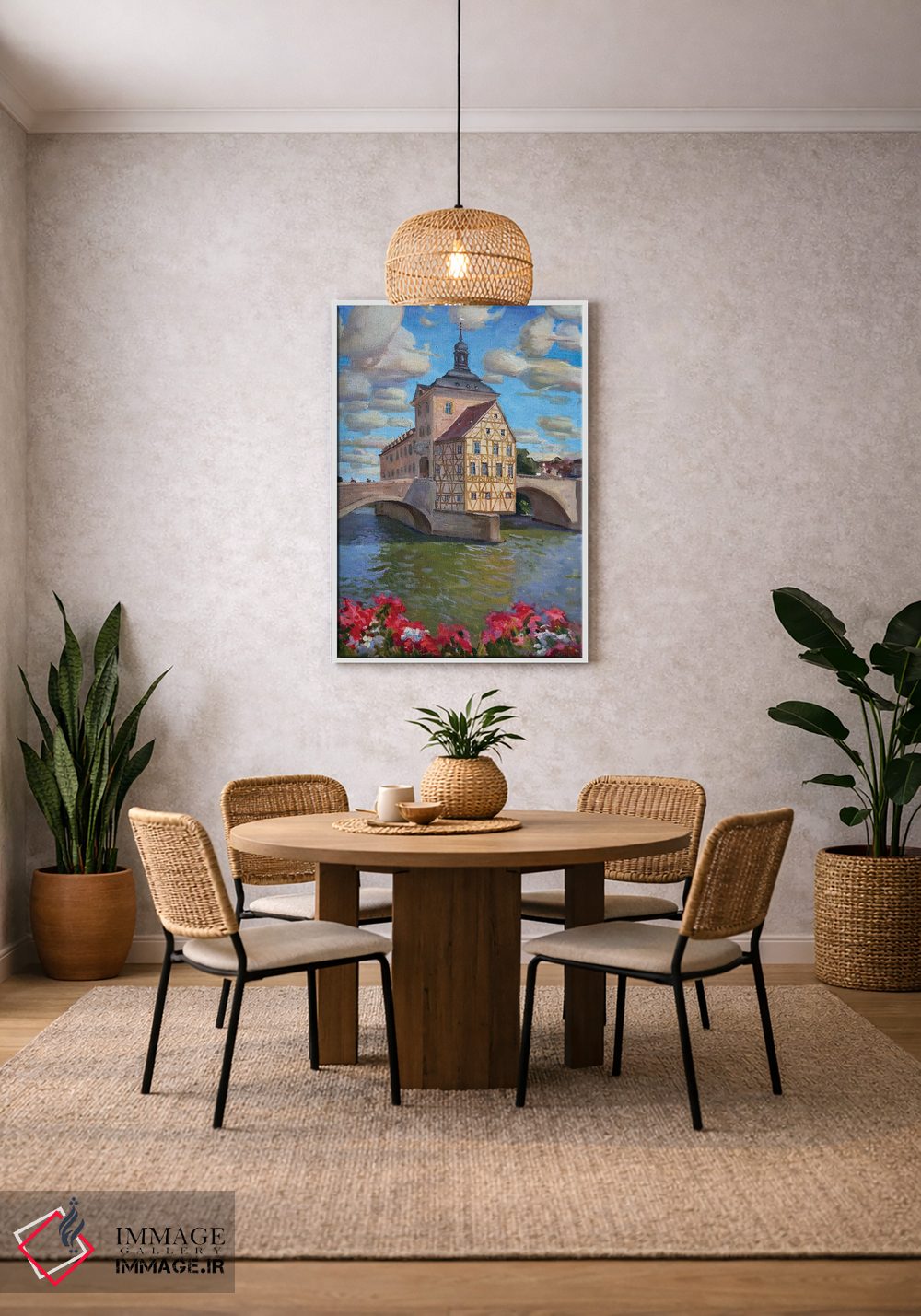 تابلو دکوراتیو بامبرگ، آلمان اثر اوگنیا مکانوا - D3W