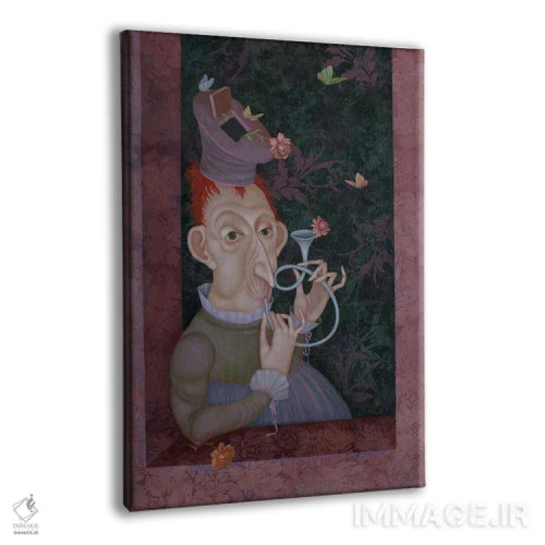تابلو دکوراتیو آواز تابستانی اثر اوگنیا ساره - نمای پرسپکتیو محصول