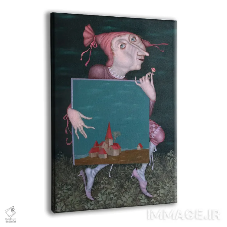 تابلو دکوراتیو نقاش اثر اوگنیا ساره - نمای پرسپکتیو محصول