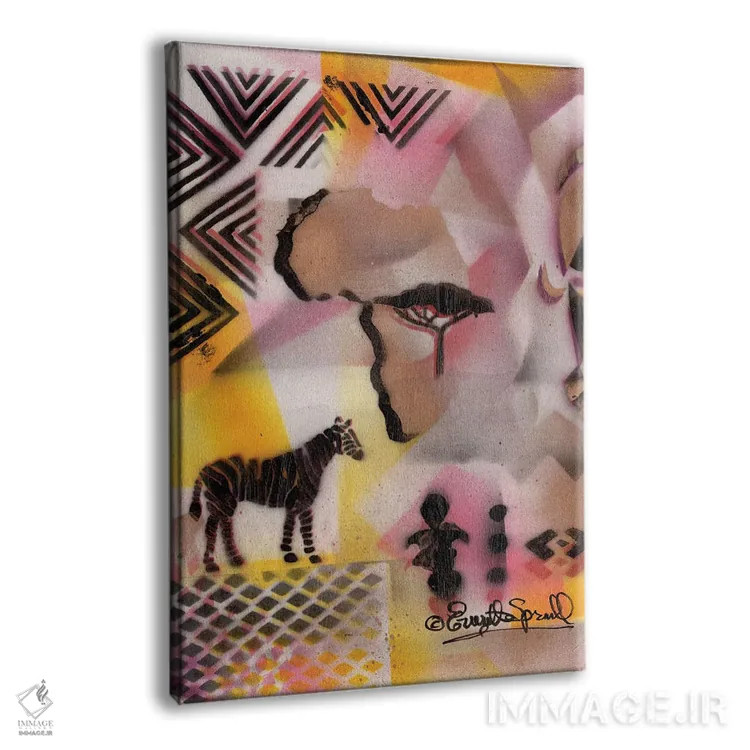 تابلو دکوراتیو یادمان فرهنگی اثر اورت اسپرویل - نمای پرسپکتیو محصول