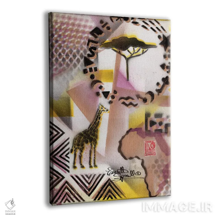 تابلو دکوراتیو یادمان فرهنگی اثر اورت اسپرویل - نمای پرسپکتیو محصول