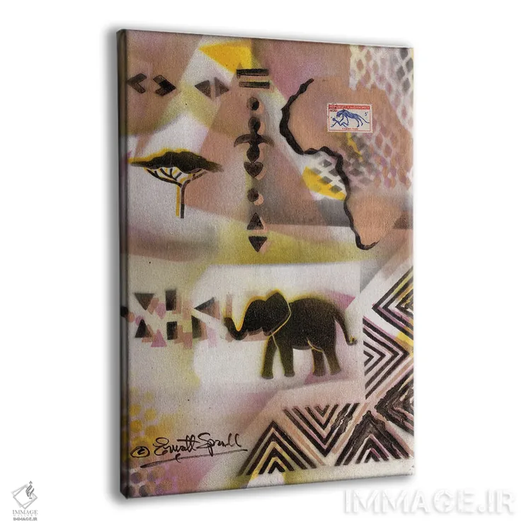 تابلو دکوراتیو یادمان فرهنگی اثر اورت اسپرویل - نمای پرسپکتیو محصول