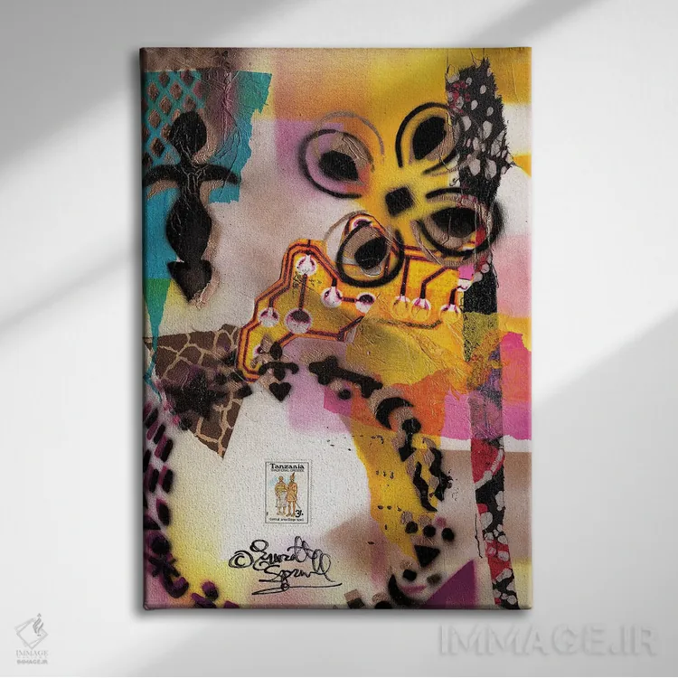 تابلو دکوراتیو یادمان فرهنگی اثر اورت اسپرویل - نمای روبهرو روی دیوار