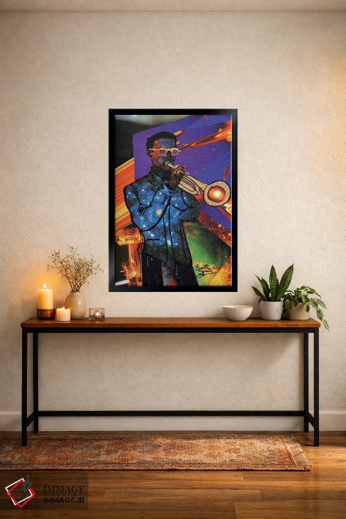 تابلو دکوراتیو شیپورچی کیهانی اثر اورت اسپرویل - D4B