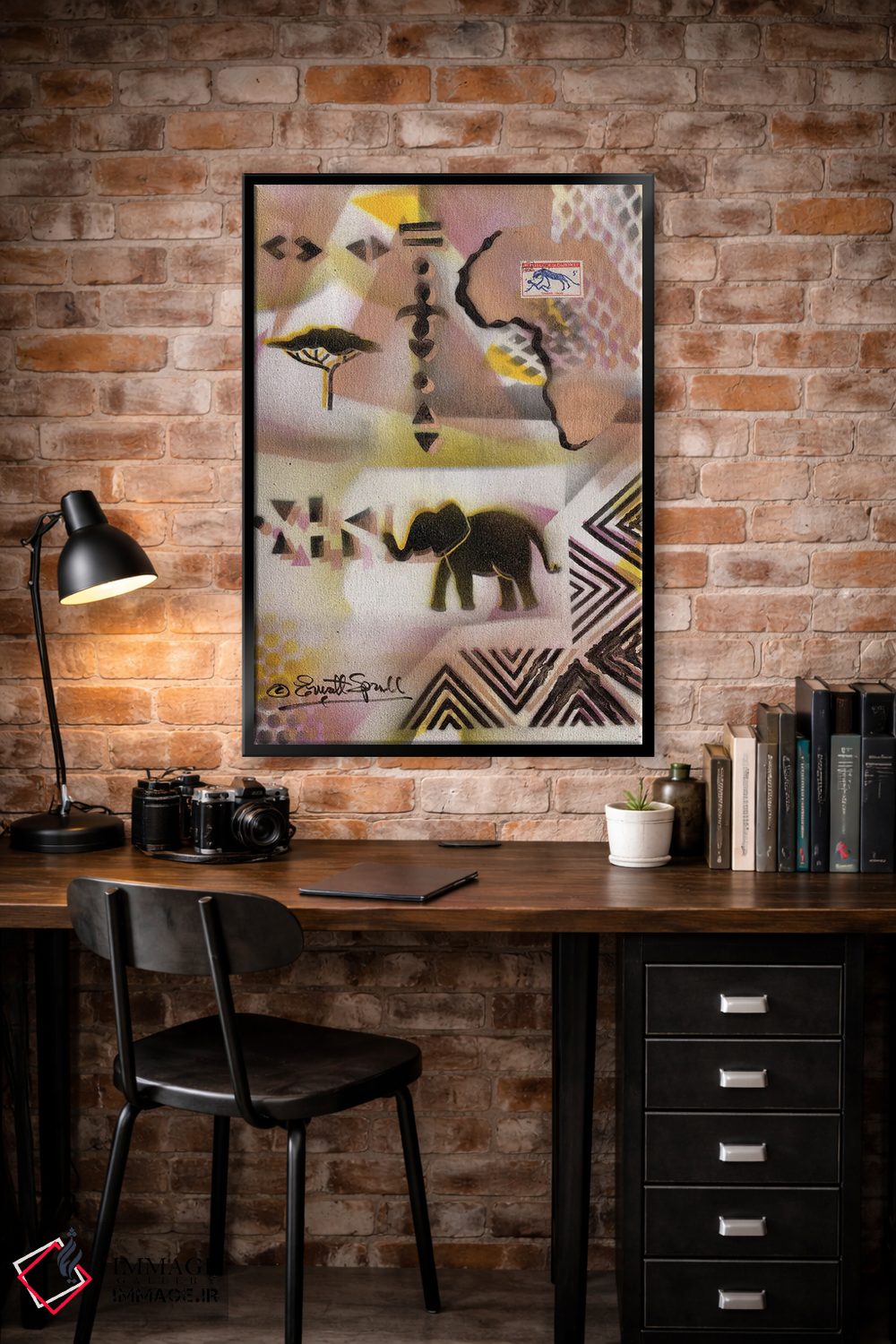 تابلو دکوراتیو یادمان فرهنگی اثر اورت اسپرویل - D4B