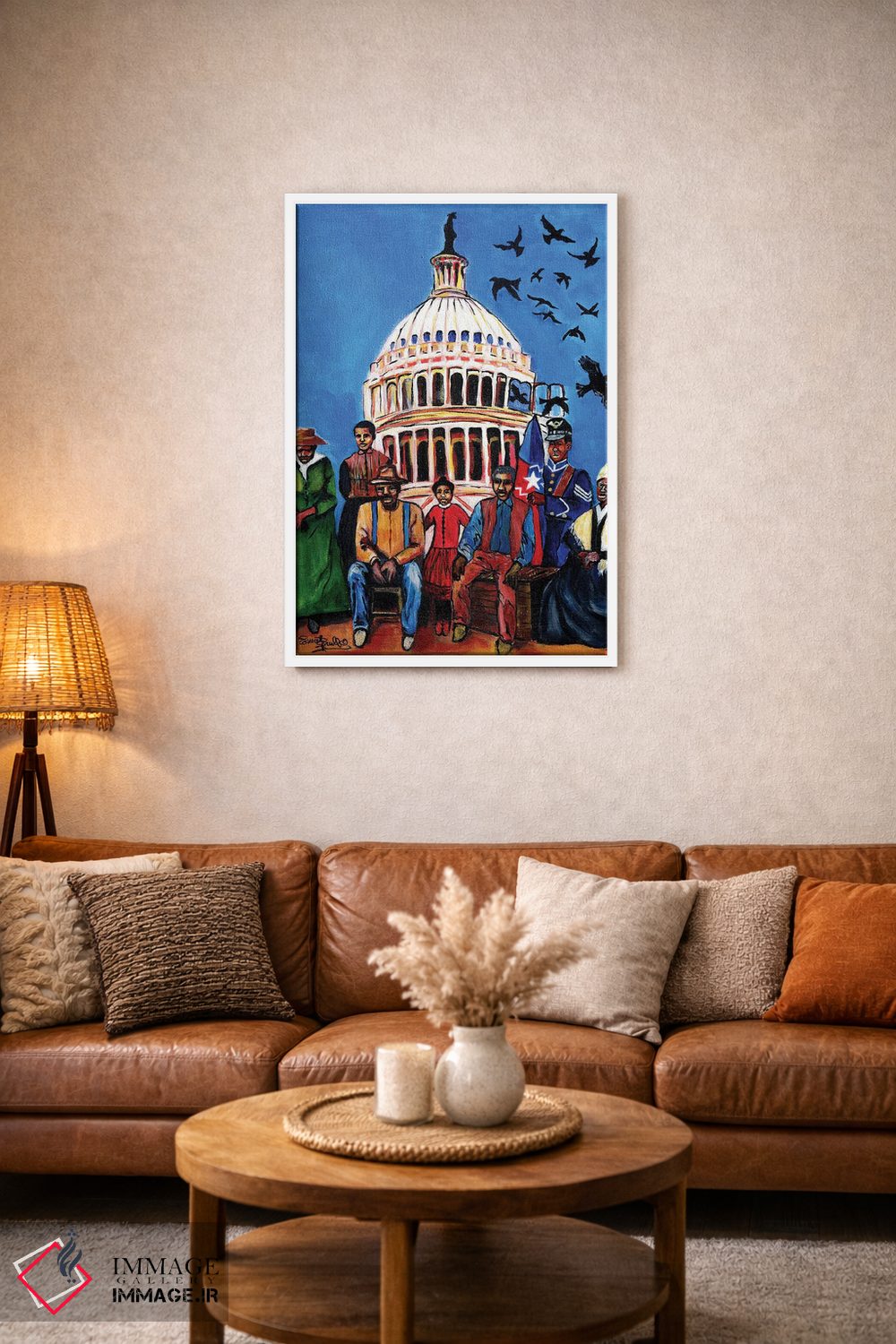 تابلو دکوراتیو آزادی اثر اورت اسپرویل - D1W