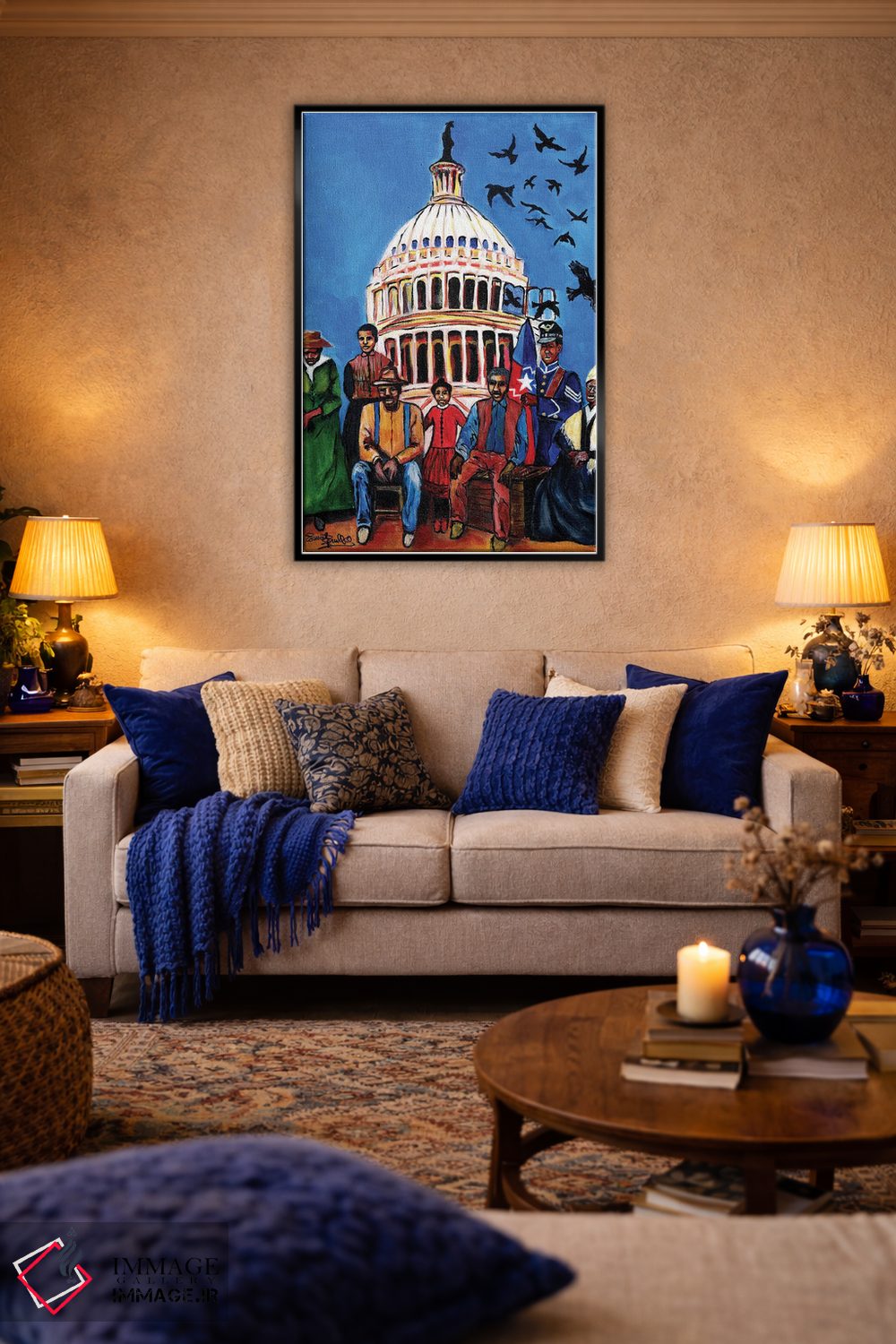 تابلو دکوراتیو آزادی اثر اورت اسپرویل - D4B