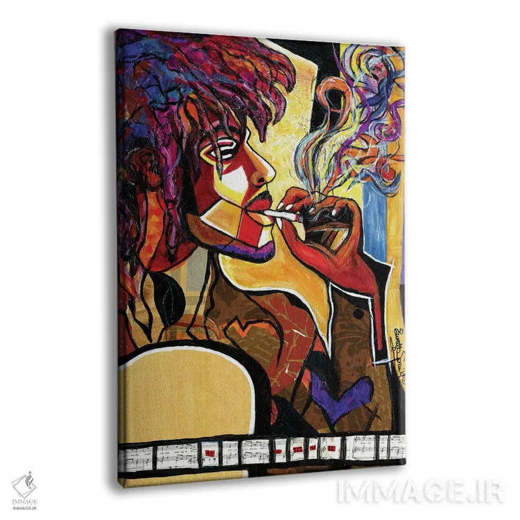 تابلو دکوراتیو راستامن اثر اورت اسپرویل - نمای پرسپکتیو محصول