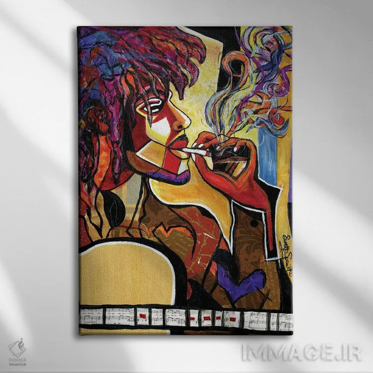 تابلو دکوراتیو راستامن اثر اورت اسپرویل - نمای روبهرو روی دیوار