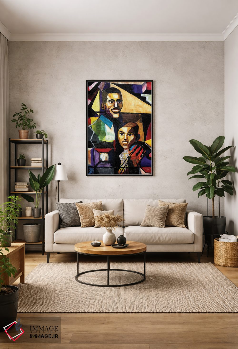 تابلو دکوراتیو من و پدر اثر اورت اسپرویل - D1B