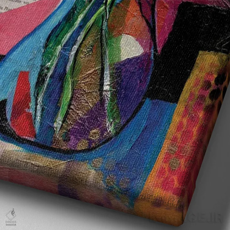 تابلو دکوراتیو آفتابگردان ها برای آنتونیو اثر اورت اسپرویل - نمای نزدیک بافت بوم