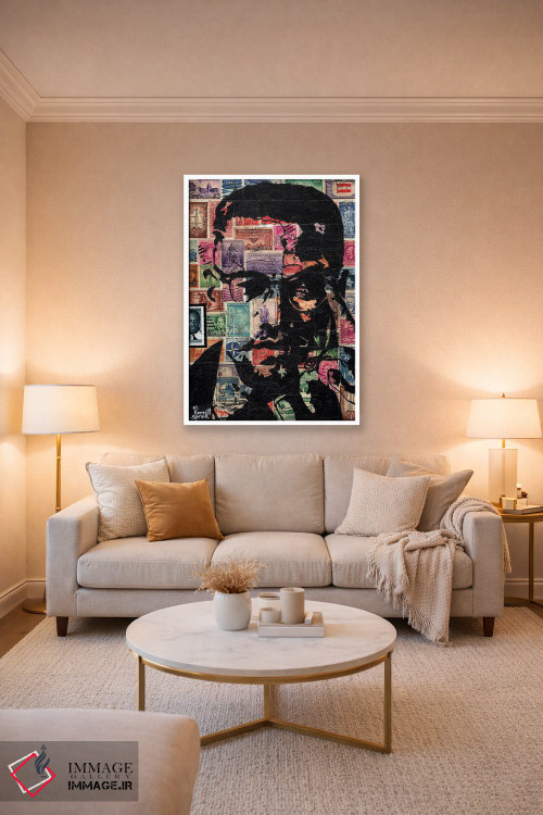 تابلو دکوراتیو مالکوم ایکس اثر اورت اسپرویل - D2W