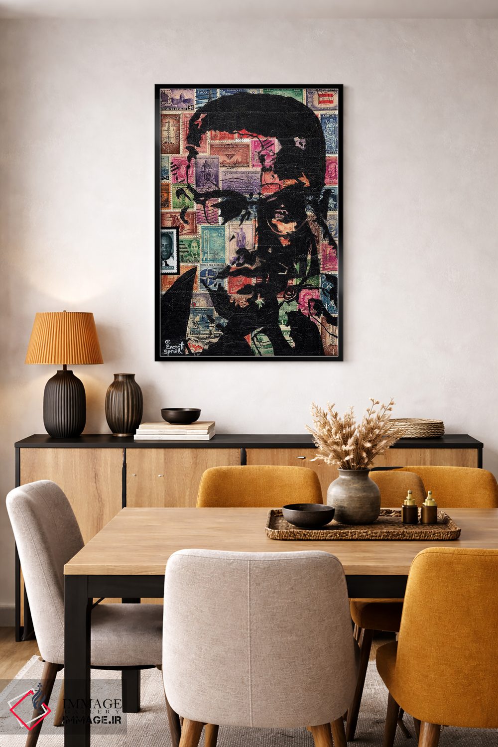 تابلو دکوراتیو مالکوم ایکس اثر اورت اسپرویل - D4B