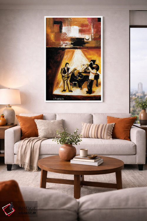 تابلو دکوراتیو جاز مدرن شماره یک اثر اورت اسپرویل - D1W