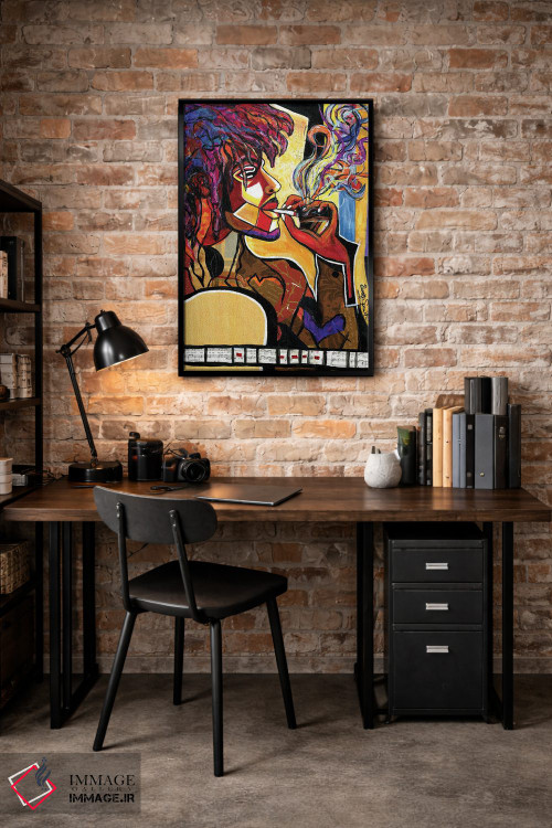 تابلو دکوراتیو راستامن اثر اورت اسپرویل - D4B