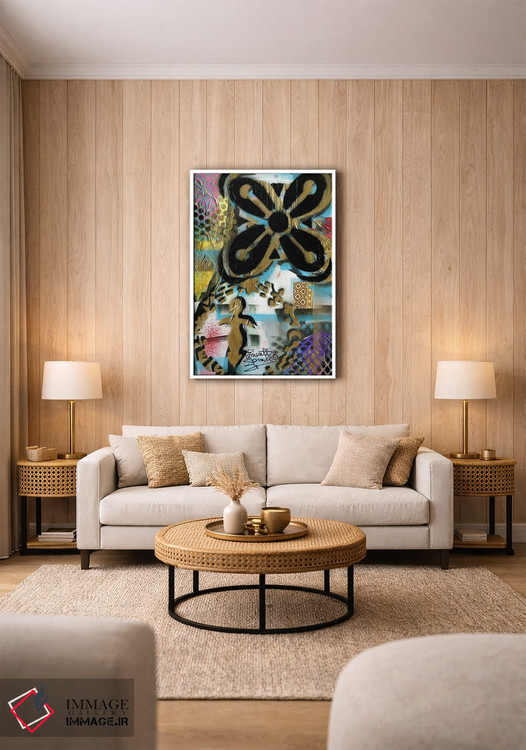 تابلو انتزاعی وفور اثر اورت اسپرویل - D1W