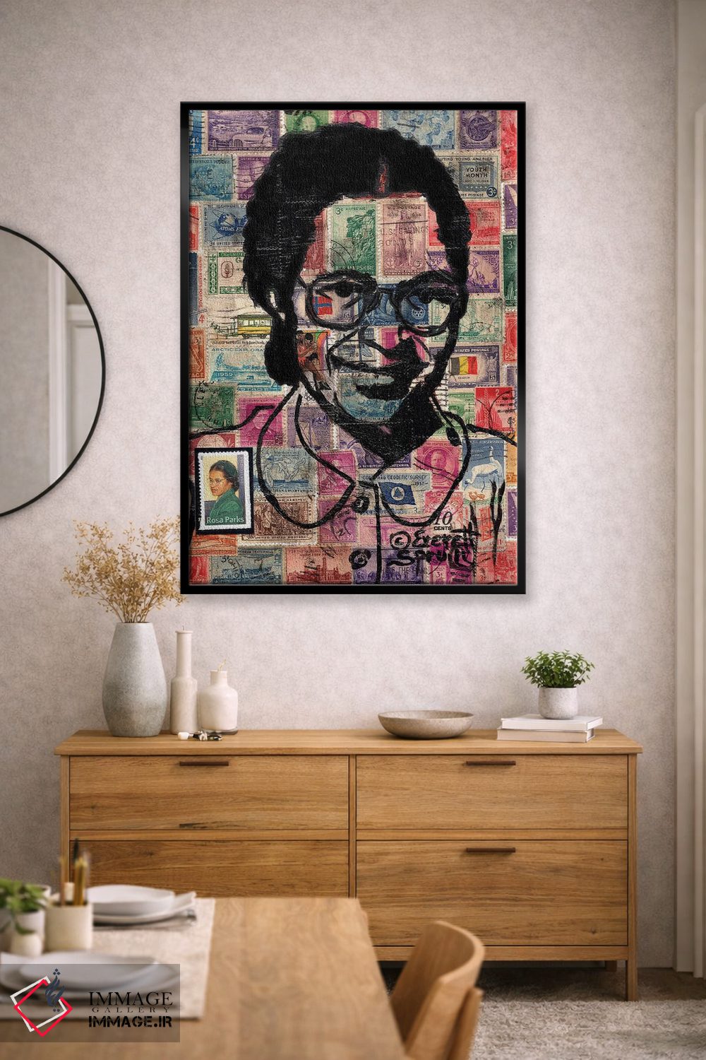 تابلو دکوراتیو رزا پارکس اثر اورت اسپرویل - D2B