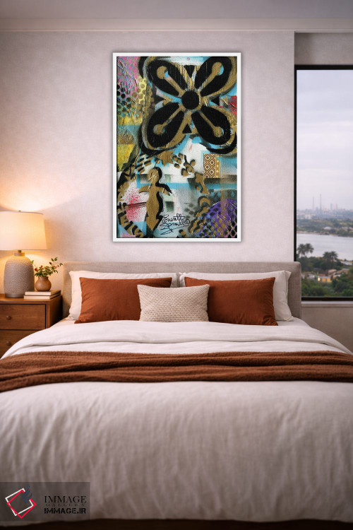 تابلو انتزاعی وفور اثر اورت اسپرویل - D3W