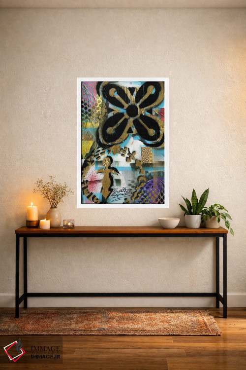 تابلو انتزاعی وفور اثر اورت اسپرویل - D2W