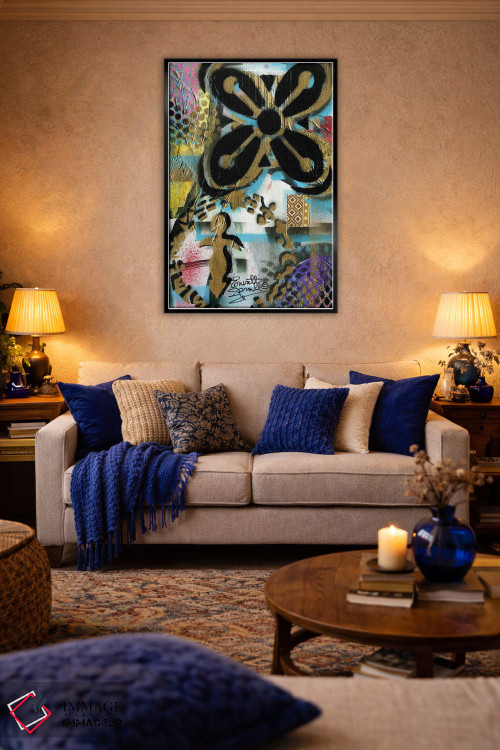 تابلو انتزاعی وفور اثر اورت اسپرویل - D5B