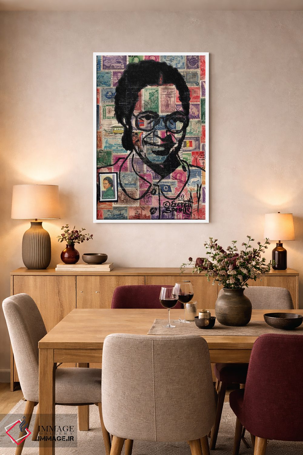 تابلو دکوراتیو رزا پارکس اثر اورت اسپرویل - D4W