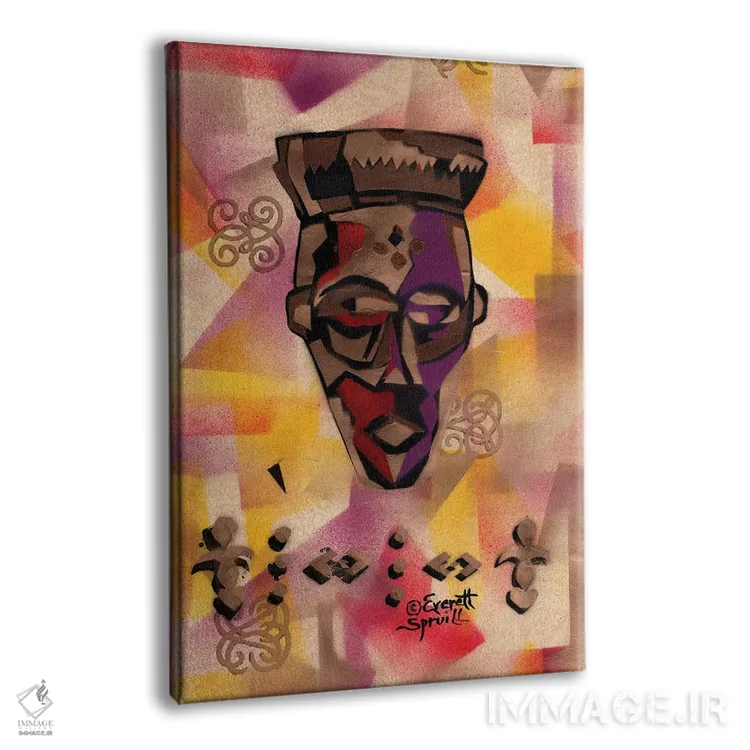 تابلو دکوراتیو حکمت سنیفو اثر اورت اسپرویل - نمای پرسپکتیو محصول