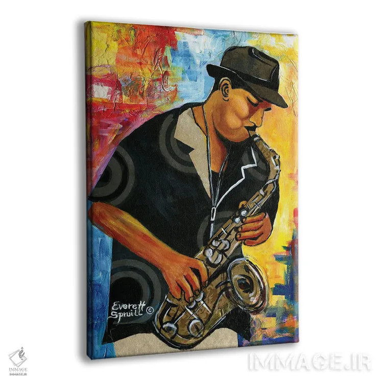 تابلو دکوراتیو تونی وین اثر اورت اسپرویل - نمای پرسپکتیو محصول