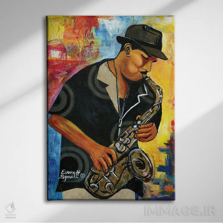 تابلو دکوراتیو تونی وین اثر اورت اسپرویل - نمای روبهرو روی دیوار