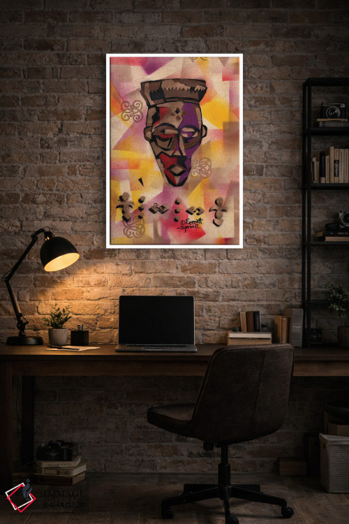 تابلو دکوراتیو حکمت سنیفو اثر اورت اسپرویل - D3W