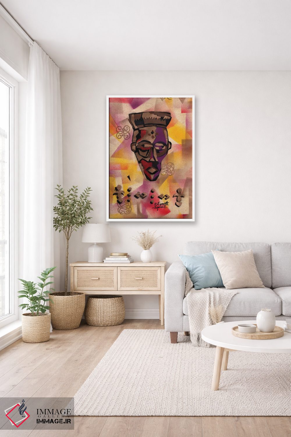 تابلو دکوراتیو حکمت سنیفو اثر اورت اسپرویل - D2W