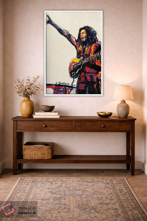 تابلو دکوراتیو باب مارلی اثر اورت اسپرویل - D2W