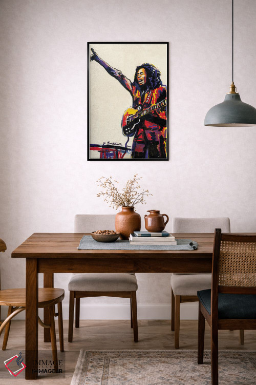 تابلو دکوراتیو باب مارلی اثر اورت اسپرویل - D6B