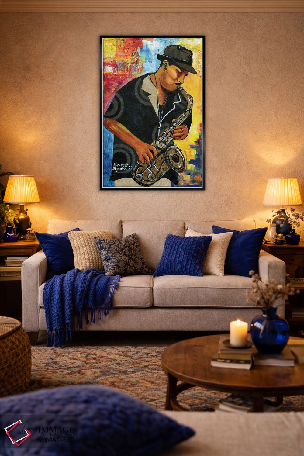 تابلو دکوراتیو تونی وین اثر اورت اسپرویل - D4B