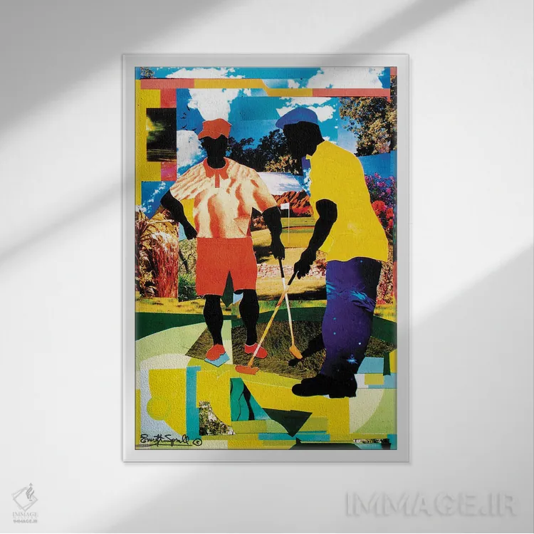 تابلو دکوراتیو پات پرنده اثر اورت اسپرویل - نمای قابدار سفید